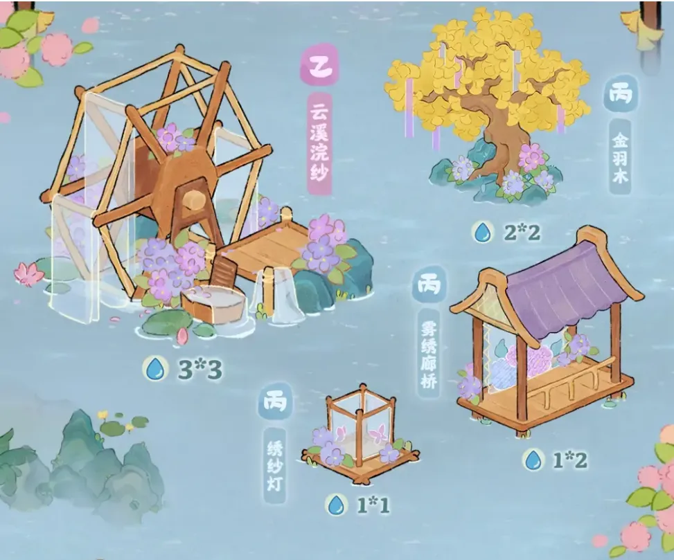 倚繡織夢創物建築夜間外觀